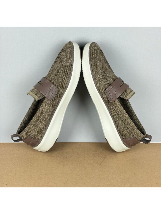Cole Haan Grand Pro Stitchlite Penny Loafers Mens 10 Tan Cream Slip On Casual main image 3
